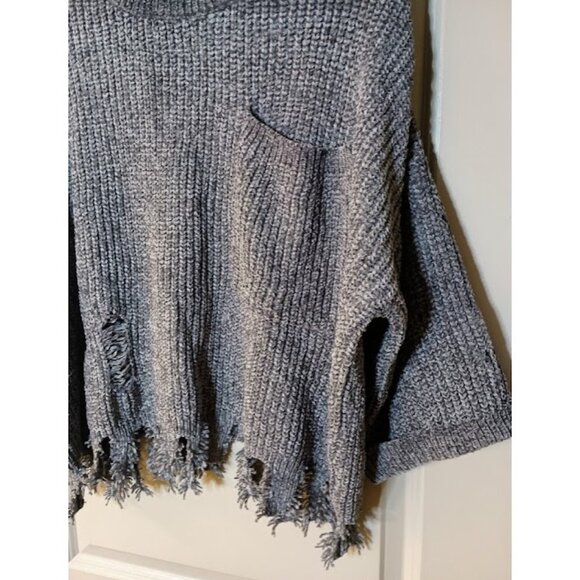 SUPER SOFT Oversized Distressed Sweater (NWOT) - Picture 2 of 4